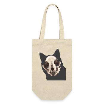 Crâne de chat - Sac à bouteille - nature - Devant