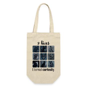 9 Lives - Gift Bag for Bottles - nature - Front