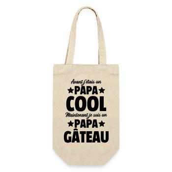 papa cool et papa gâteau - Sac à bouteille - nature - Devant