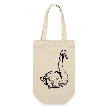 Cygne Canard noir Oiseau Oie - Sac à bouteille - nature - Devant