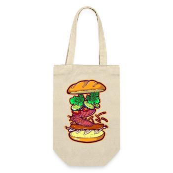 Vietnam Viet Banh Mi Brot Vietnamese I Geschenk - Geschenkbeutel für Flaschen - Natur - Vorne