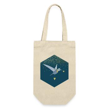 Star Bird - Gift Bag for Bottles - nature - Front