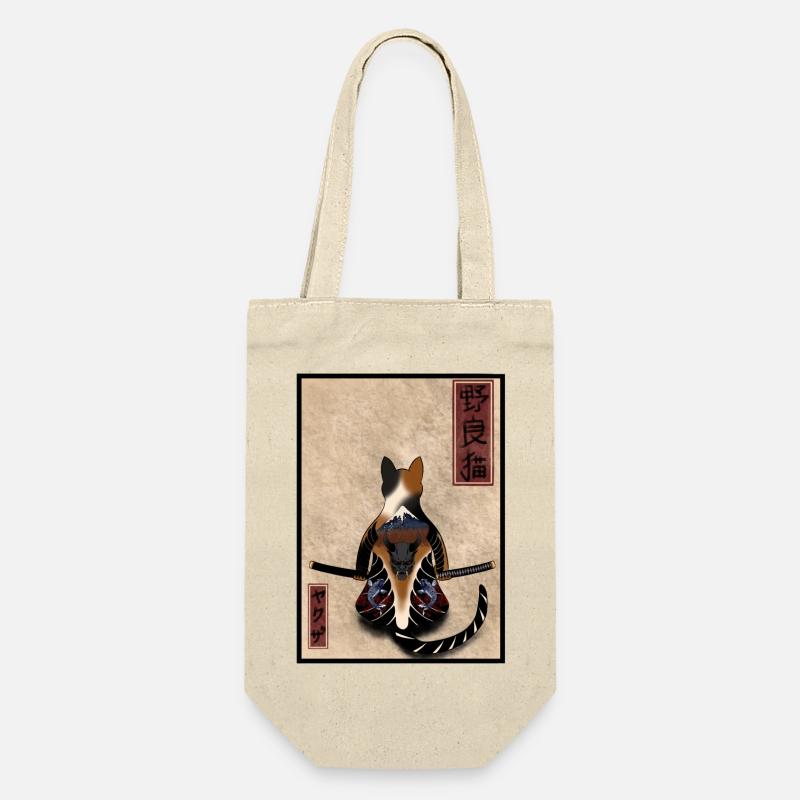 Chat yakuza - Sac à bouteille - nature