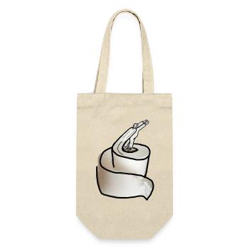 Chemise en papier - Sac à bouteille - nature - Devant