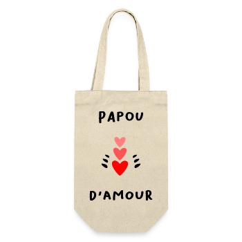 PAPUAN. DAD. FATHER'S DAY. HAPPY FATHER'S DAY - Gift Bag for Bottles - nature - Front