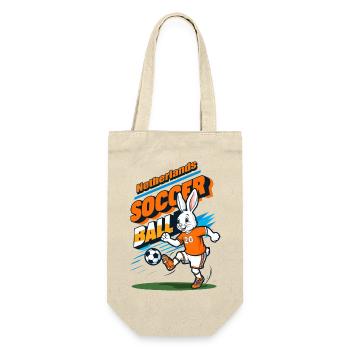 Soccer Bunny - Gift Bag for Bottles - nature - Front