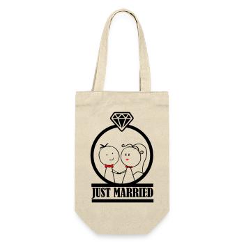 couple vient de se marier 001 - Sac à bouteille - nature - Devant