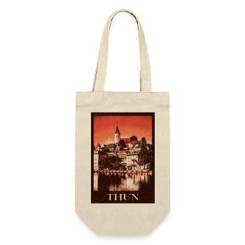 Thun Skyline - Gift Bag for Bottles - nature - Front
