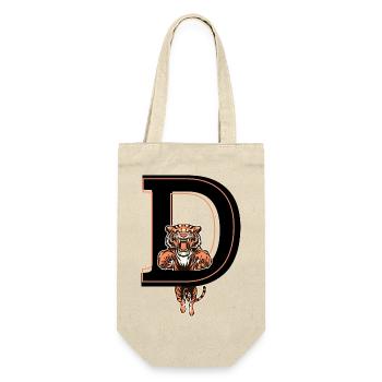 Tiger Brief - Geschenkidee - Geschenkbeutel für Flaschen - Natur - Vorne
