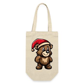 Noël de l’ours - Sac à bouteille - nature - Devant