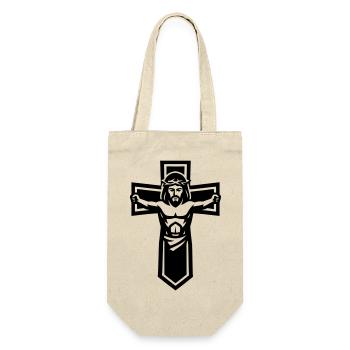 Symbole de la Croix de Jésus chrétien - Sac à bouteille - nature - Devant