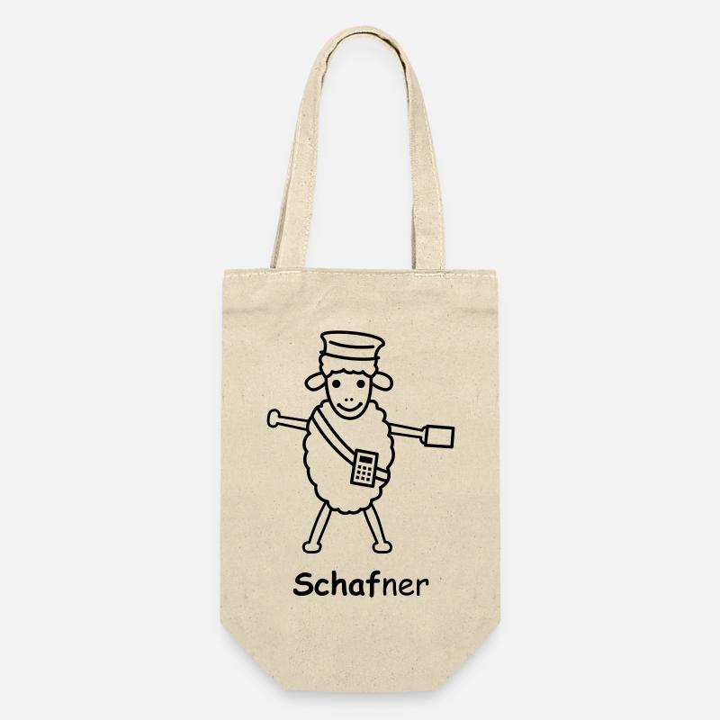 TIB_Schaf-ner - Geschenkbeutel für Flaschen - Natur