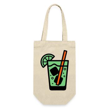 Cocktail Glass Summer Drink Vacances de garçon pour filles - Sac à bouteille - nature - Devant