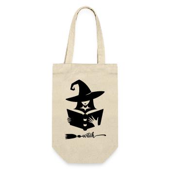 Witch – Witch Gift - Gift Bag for Bottles - nature - Front
