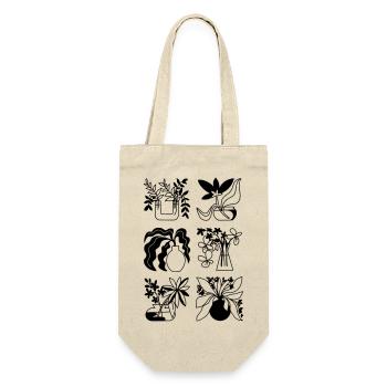 Flower vases - Gift Bag for Bottles - nature - Front