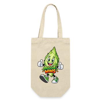 Spitzkohl Humor - Geschenkbeutel für Flaschen - Natur - Vorne