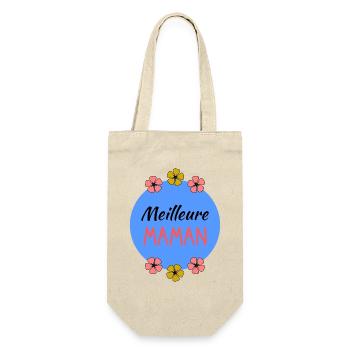 FÊTE DES MÈRES. BONNE FÊTE MAMAN. MAMAN. FÊTE - Sac à bouteille - nature - Devant