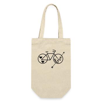 Bicycle - Gift Bag for Bottles - nature - Front