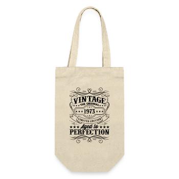 1973 Vintage Aged to Perfection 1973 Anniversaire - Sac à bouteille - nature - Devant