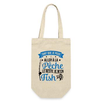Si je peux aller à la pêche le reste je m'en fish - Sac à bouteille - nature - Devant