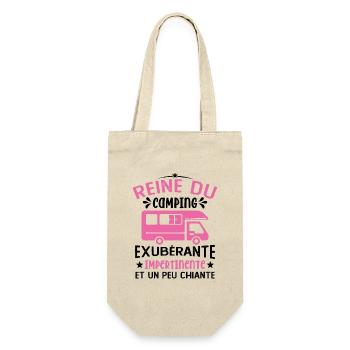 La Reine Du Camping Campeuse Cadeau Campeur Femme - Sac à bouteille - nature - Devant