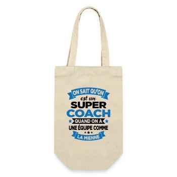 On Sait Qu'on Est Un Super Coach - Sac à bouteille - nature - Devant