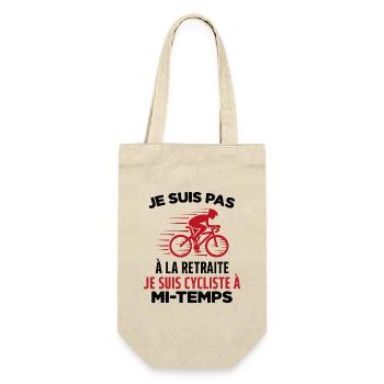 Je Suis Pas À La Retraite Je Suis Cycliste Cadeau - Sac à bouteille - nature - Devant