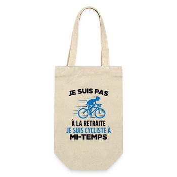 Je Suis Pas À La Retraite Je Suis Cycliste Cadeau - Sac à bouteille - nature - Devant
