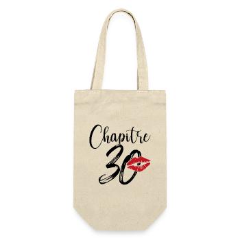 Chapitre 30 Ans Anniversaire Humour Cadeau - Sac à bouteille - nature - Devant