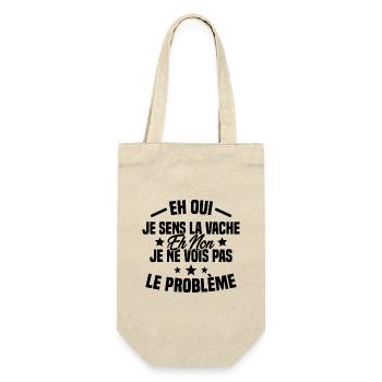 Eh oui je sens la vache - Sac à bouteille - nature - Devant