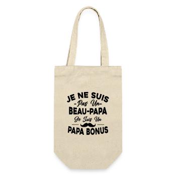 Je Ne Suis Pas Un Beau-papa Je Suis Un Papa Bonus - Sac à bouteille - nature - Devant