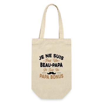 Je Ne Suis Pas Un Beau-papa Je Suis Un Papa Bonus - Sac à bouteille - nature - Devant