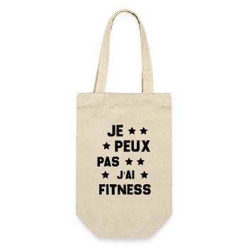 Je Peux Pas J'ai Fitness - Sac à bouteille - nature - Devant