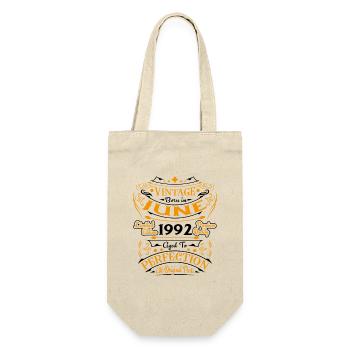 June 1992 Vintage Born in June 1992 Anniversary - Gift Bag for Bottles - nature - Front