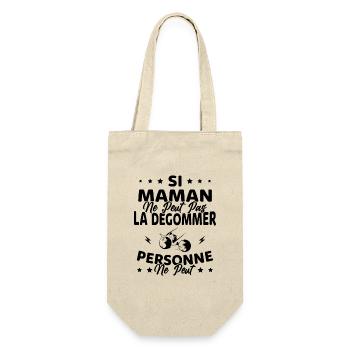 Si Maman Ne Peut Pas La Dégommer, Pétanque Maman - Sac à bouteille - nature - Devant