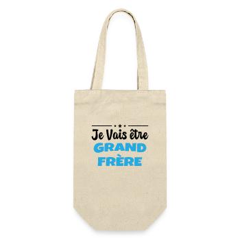 Je Vais être Grand Frère - Sac à bouteille - nature - Devant