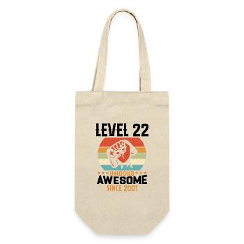 Level 22 Complete 2001 Birthday Gift - Gift Bag for Bottles - nature - Front