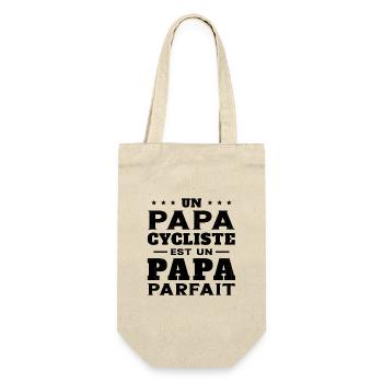 Papa Cycliste Humour Vélo Homme Humoristique - Sac à bouteille - nature - Devant