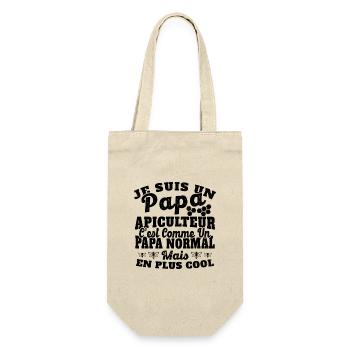 Papa et apiculteur - Sac à bouteille - nature - Devant