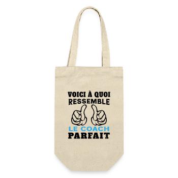Coach parfait - Humour Cadeau pour coach sportif - Sac à bouteille - nature - Devant