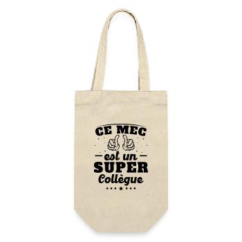 ce mec est un super collègue - Sac à bouteille - nature - Devant
