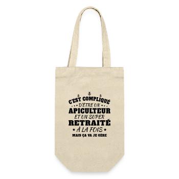 Un Apiculteur et un Super Retraité Cadeau Humour - Sac à bouteille - nature - Devant