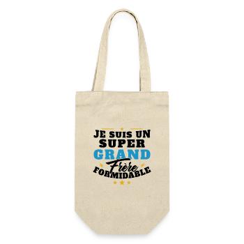 Je suis un Grand frère formidable cadeau - Sac à bouteille - nature - Devant