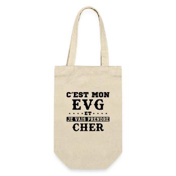 C'est Mon EVG Et Je Vais Prendre Cher, Futur Marié - Sac à bouteille - nature - Devant