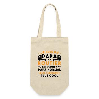je suis un papa routier / humour papa routier - Sac à bouteille - nature - Devant