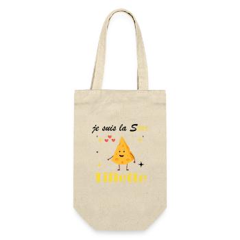 Ich bin der Tiflette-Star - Geschenkbeutel für Flaschen - Natur - Vorne