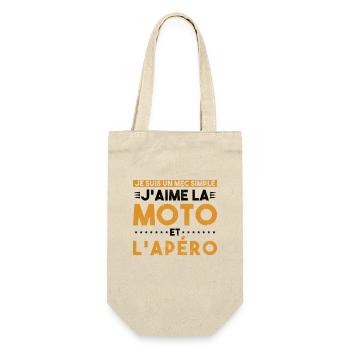 Mec Motard Homme Moto Cadeau Motorcycle Motards - Sac à bouteille - nature - Devant