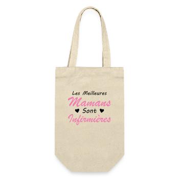Les Meilleures Mamans Sont Infirmières - Sac à bouteille - nature - Devant
