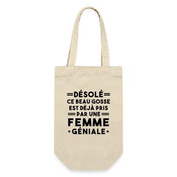 Désolé Saint-Valentin Beau Gosse Fiancé - Sac à bouteille - nature - Devant