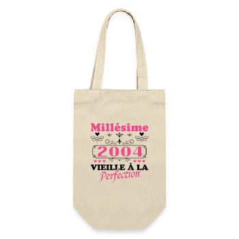 Woman Vintage 2004 Birthday Gift Humor - Gift Bag for Bottles - nature - Front